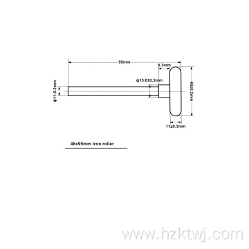 2*4 Garage door steel rollers